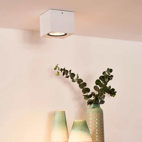 Lucide FEDLER - Foco de techo - LED Dim to warm - GU10 (ES111) - 1x12W 2200K/3000K - Blanco - ambiente 1